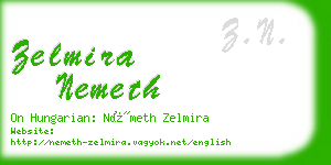 zelmira nemeth business card